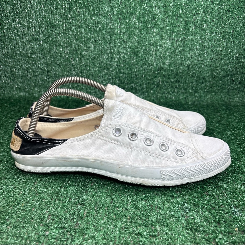 CONVERSE Chuck Taylor All Star Ballet Flat Pull On White Canvas Women Size 9‎